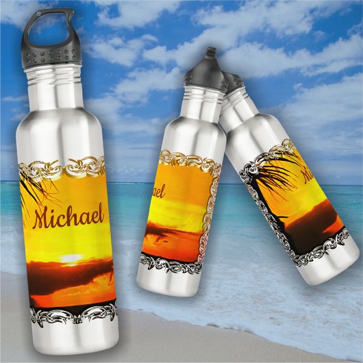 Bouteille D'eau Malecon Sunset 2441