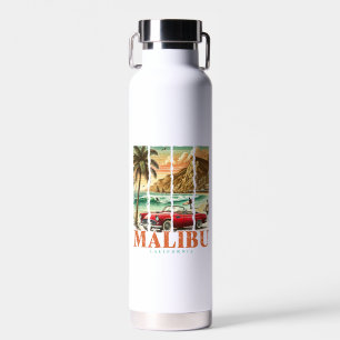 Bouteille D'eau Malibu Californie - Voiture de sport Vue Pittoresq
