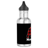 Bouteille D'eau Mama Bear Buffalo Plaid Noël (Gauche)