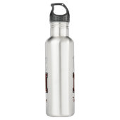 Bouteille D'eau Maman de football drôle (Dos)