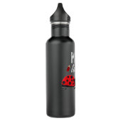 Bouteille D'eau Maman doit être Ladybug Baby shower Ladybug Maman (Gauche)