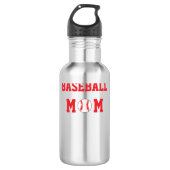 Bouteille D'eau Maman du baseball (Devant)