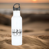 Bouteille D'eau Maman la plus cool depuis 20XX Moderne Simple Prep