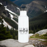 Bouteille D'eau Maman la plus cool depuis 20XX Moderne Simple Prep<br><div class="desc">Ce design simple et moderne est composé de la typographie de san serif.</div>