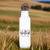 Bouteille D'eau Maman la plus cool depuis 20XX Moderne Simple Prep