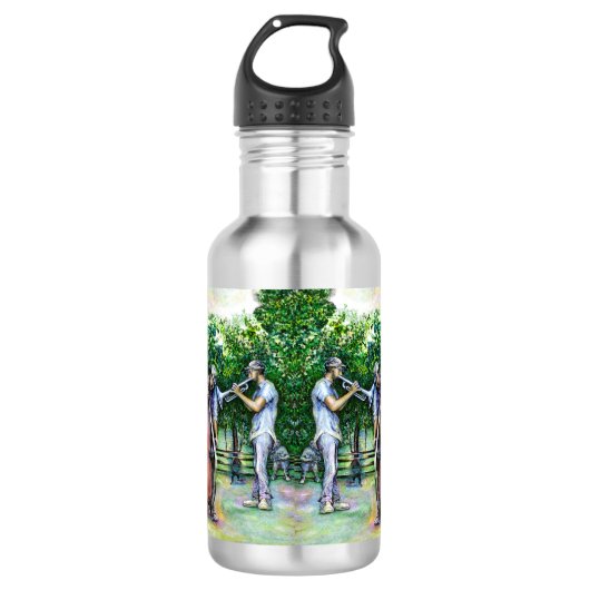 Bouteille D'eau Maman ne m'a jamais averti des joueurs tuba (Devant)