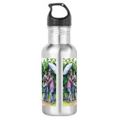 Bouteille D'eau Maman ne m'a jamais averti des joueurs tuba (Dos)