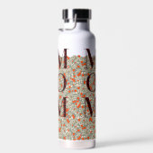 Bouteille D'eau Maman Pilates Yoga fleurs rouges (Plage)