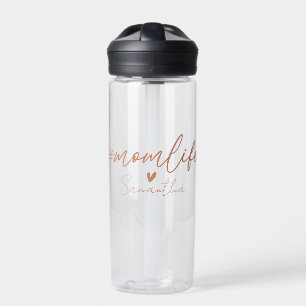 Bouteille D'eau Maman Vie - Design de charme rustique