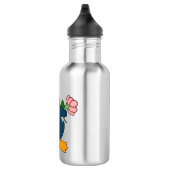 Bouteille D'eau Manchot avec fleur de rosa (Droite)