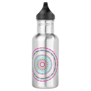 Bouteille D'eau mandala coloré