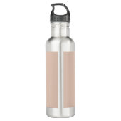 Bouteille D'eau Mandala Ornementale Mocha Rococo Lotus (Dos)