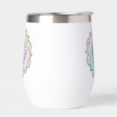 Bouteille d'eau Mandala pastel (Gauche)