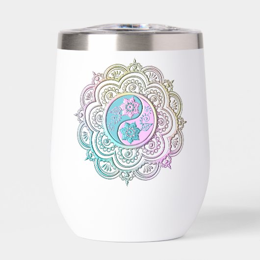Bouteille d'eau Mandala pastel (Avant)