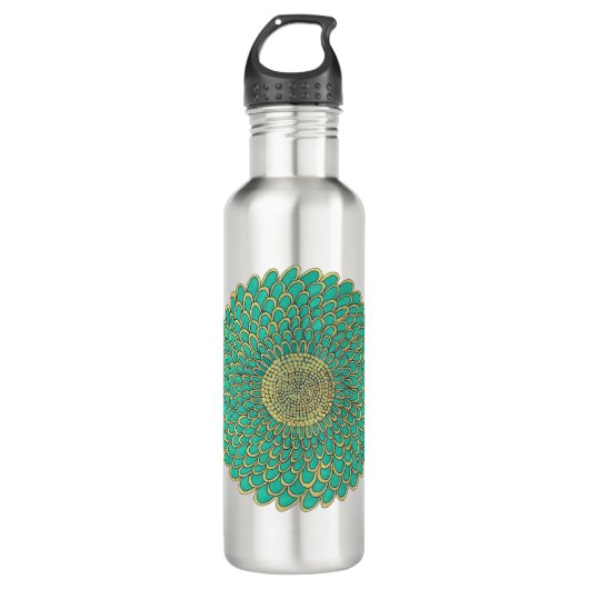 Bouteille D'eau Mandala stainless steel water bottle  (Devant)