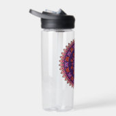 Bouteille D'eau Mandala violet et rose (Droite)