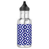 Bouteille D'eau Mander bleu et argent (Droite)