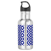 Bouteille D'eau Mander bleu et argent (Dos)