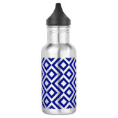 Bouteille D'eau Mander bleu et argent (Gauche)