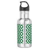 Bouteille D'eau Mander vert et argent (Dos)