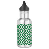 Bouteille D'eau Mander vert et argent (Gauche)
