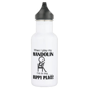 Bouteille D'eau Mandolin Happy Place