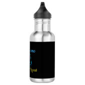 Bouteille D'eau Manger Jeu Dormir Répéter | Néo-Typographie pour J (Droite)