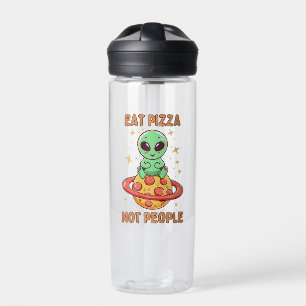 Bouteille D'eau Mangez de la pizza pas des gens