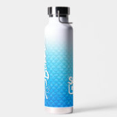 Bouteille D'eau "Mangez mes bulles" Bleu écailles Nager Vie (Gauche)
