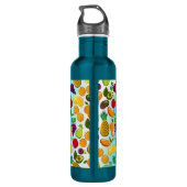 Bouteille D'eau Mangez plus de fruits | yoga alimentaire sain moti (Dos)