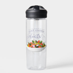 Bouteille D'eau Mangez plus de plantes frais motivation salade let