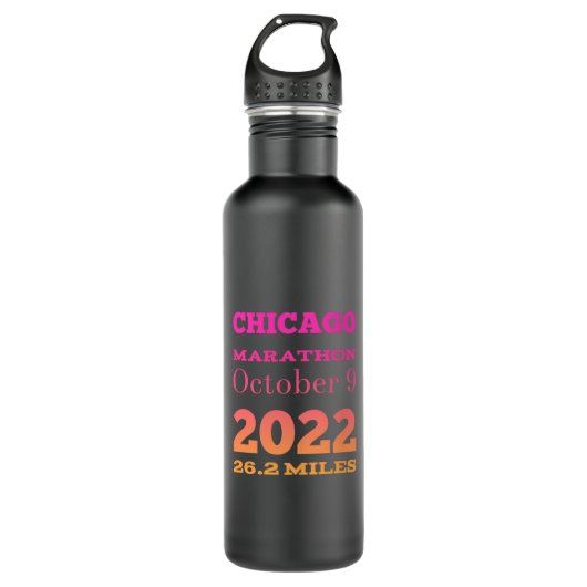 Bouteille D'eau Marathon de Chicago 2022 (Devant)