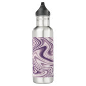 Bouteille D'eau Marbre Abstrait pourpre liquide (Droite)