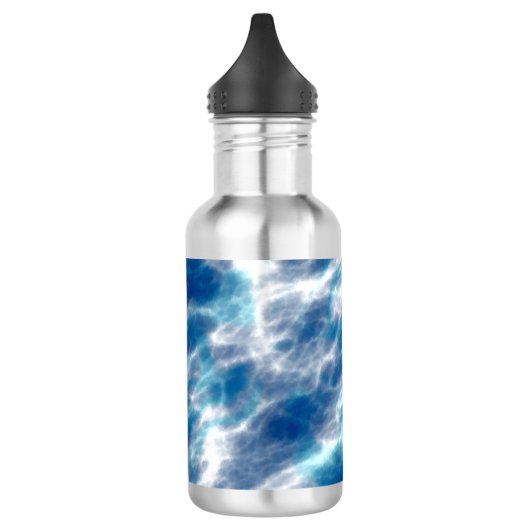 Bouteille D'eau Marbre d'eau bleue (Gauche)