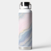 Bouteille D'eau Marbre Pastel Pierre Parties scintillant Texture A (Plage)