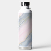 Bouteille D'eau Marbre Pastel Pierre Parties scintillant Texture A (Droite)
