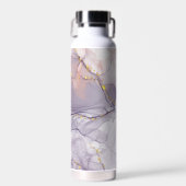 Bouteille D'eau Marbre violet et or (Avant)