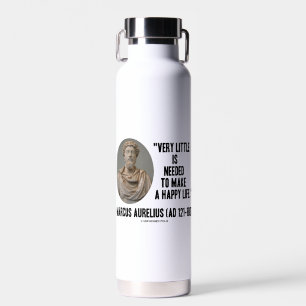 Bouteille D'eau Marcus Aurelius Très Peu Nécessaire Faire Une Vie