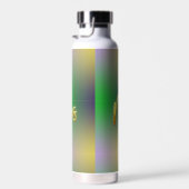 Bouteille D'eau Mardi Gras Jaune, Violet, Vert (Plage)