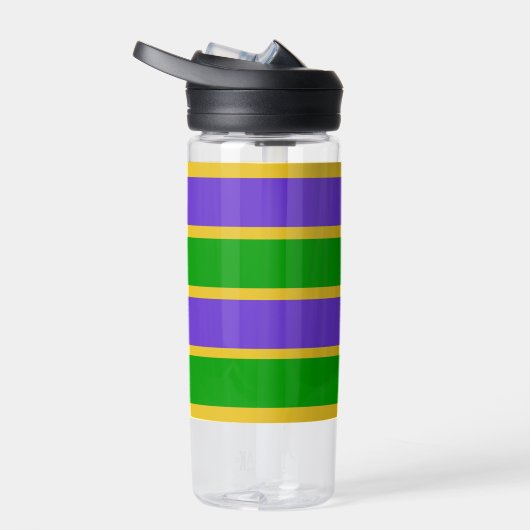 Bouteille D'eau Mardi Gras Stripes (Droite)