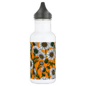 Bouteille D'eau Marguerites sur orange (Gauche)