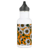 Bouteille D'eau Marguerites sur orange (Droite)