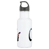 Bouteille D'eau Maria, Nom Logo, (Dos)