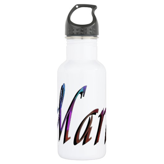 Bouteille D'eau Maria, Nom Logo, (Devant)