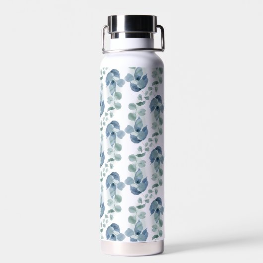 Bouteille D'eau Mariage du parti Eucalyptus de la mariée (Arrière)