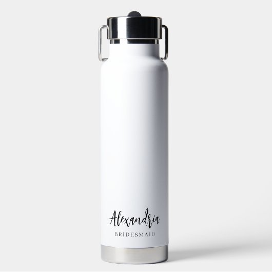 Bouteille D'eau Mariage sur mesure minimaliste (Salle de sport)