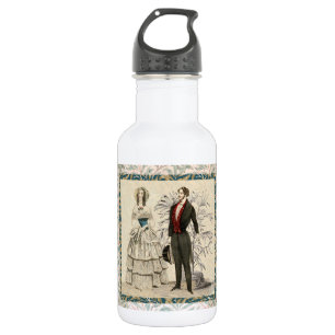 Bouteille D'eau Mariage victorien Mariage vintage 1844 Oeuvre arti