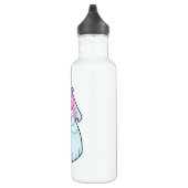 Bouteille D'eau Mariée cochon avec voile (Droite)