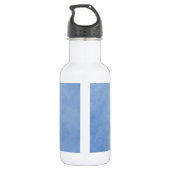 Bouteille D'eau Mariée de parchemin bleu (Dos)