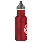 Bouteille D'eau Mariée future chat calico mignon et cosy (Gauche)